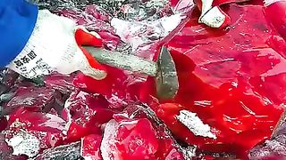 Eye catching crystal ball making