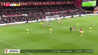 Arsenal crashing Nottingham highlights