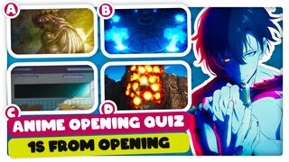 Ultimate Anime Opening Quiz: Can You Guess the Anime from Just 1 Second?