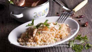Authentic Egyptian Comfort How to prepare delicious breaded couscous at home