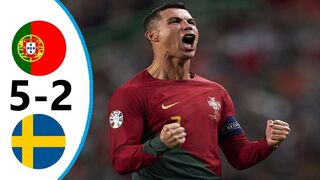 ملخص مباراة البرتغال والسويد اليوم 5-2