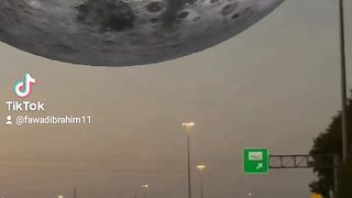 Planet falling 3d vfx