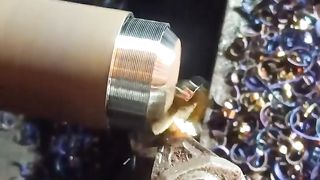 This piece being processed on the lathe is fascinating when you watch it.