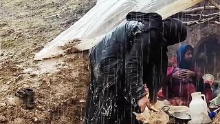 الشتاء و الحياة صعبة