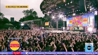 Jungkook of BTS performs Dynamite