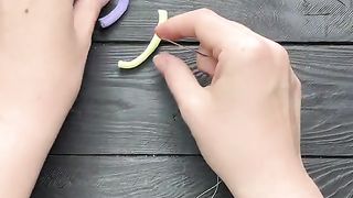 Easy Craft with Hair Rubber Bands Tutorial