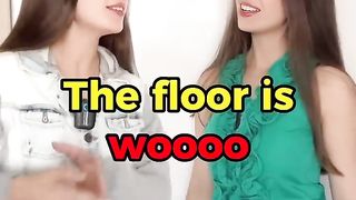 Be careful with the floor ???? #english #englishtips #learnenglish #englishteacher.