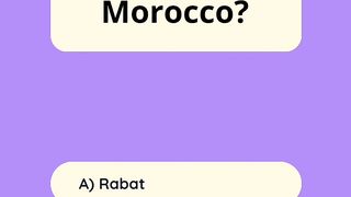 What is the capital of Morocco?