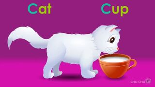 Phonics Song with TWO Words - A For Apple - ABC Alphabet Songs with Sounds for Children