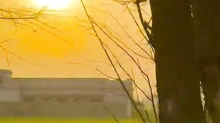 Village Life Evening Time