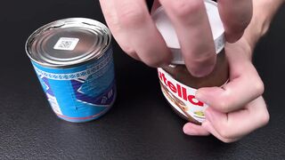 Kondensmilch mit Nutella verquirlen! Sie werden begeistert sein! Kein Backen und Gelatine!