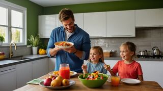 ‏Strategies to encourage healthy eating for children.