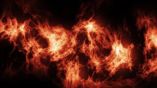 fire frame loop effect burning background with fire -adalinetv