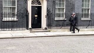 Barack Obama In Downing Street For Undisclosed Private Meeting With British PM Rishi Sunak