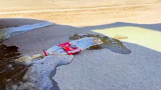 Coca Cola, Mirinda, Fanta, Pepsi vs Mentos in Different Holes Underground