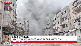 Israeli airstrikes target residential building near al-Shifa Hospital