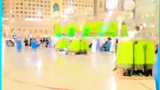 Cleaning Masjid e Nabwi CUTE