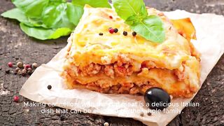 Creamy and delicious cannelloni recipe with minced meat