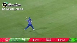 Last over and 8 runs required in final