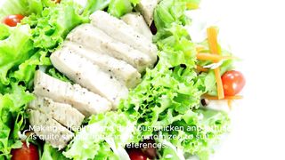 A healthy and delicious chicken and lettuce salad recipe