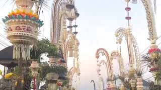 Galugan atmosphere in Bali