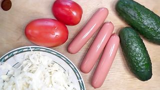 Вкуснейшая домашняя шаурма с сосисками
