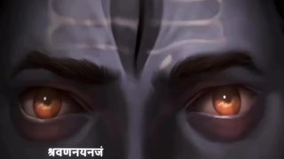 Shiva Shiva opened his third eye and saw Kama, his own lust, coming up and burnt it. Ash slowly oozed out of his body,
