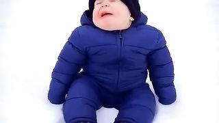 Very cute baby.