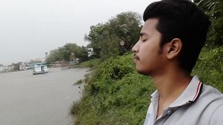 Wind by river side