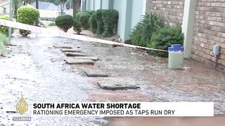 South Africa water shortage: Rationing emergency imposed as taps run dry