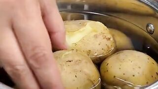 Crispy Aloo Tikki Chaat ASMR Cooking