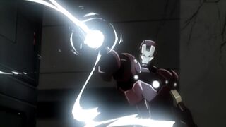 Iro Man : War machine's in trouble scene