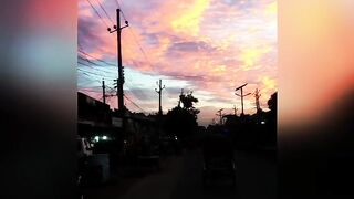 Sunset in my town