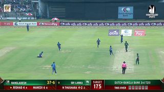 Rishad Hossain's 53 Runs Against Sri Lanka _ 3rd T20I _ Sri Lanka tour of Bangladesh