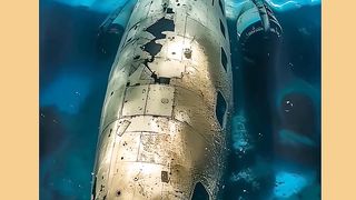 The destruction of the aircraft is finally