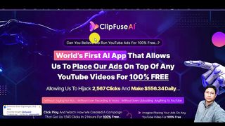 ClipFuse AI Review 2024 – Review & Bonuses– Worth Buying