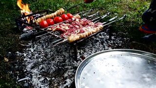 Making-Lamb-Kabab-in-the-Village-Village-Life-Lamb