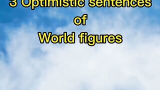 3 Optimistic Sentence