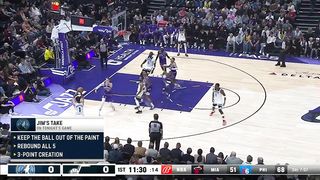 HIGHLIGHTS: Edwards throws down poster dunk vs. Utah www.youtube.com › watch