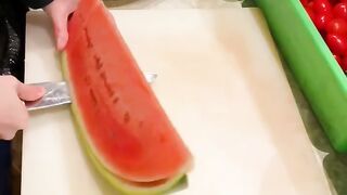 Amazing fruit cutting