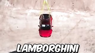 Tomorrow, I gave someone a Lamborghini BUT had 100 hours to try to destroy it. Let’s see if their brand new car survived...  more