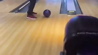 A spectacular bowling throw