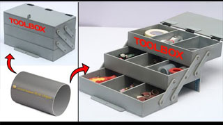 HOW TO MAKE A TOOL BOX USING PVC PIPE
