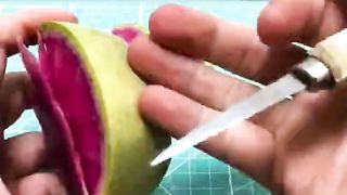 Amazing fruit cutting
