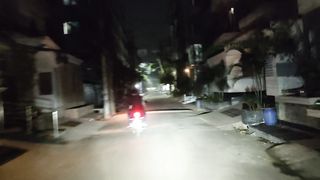 Night bike riding at uttara Dhaka