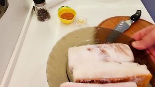 Невероятно вкусное сало !Два вида сухой засолки сала