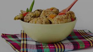 How to make fried chicken kofta with vegetables