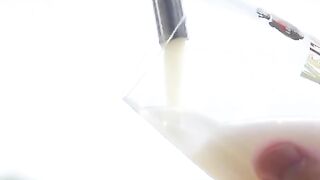 Beach umbrella with built-in beer taps