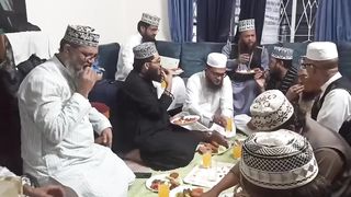 Allama Saeedee's Shahid Bagh residence today at the Iftar party.