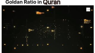 Golden retio in quran